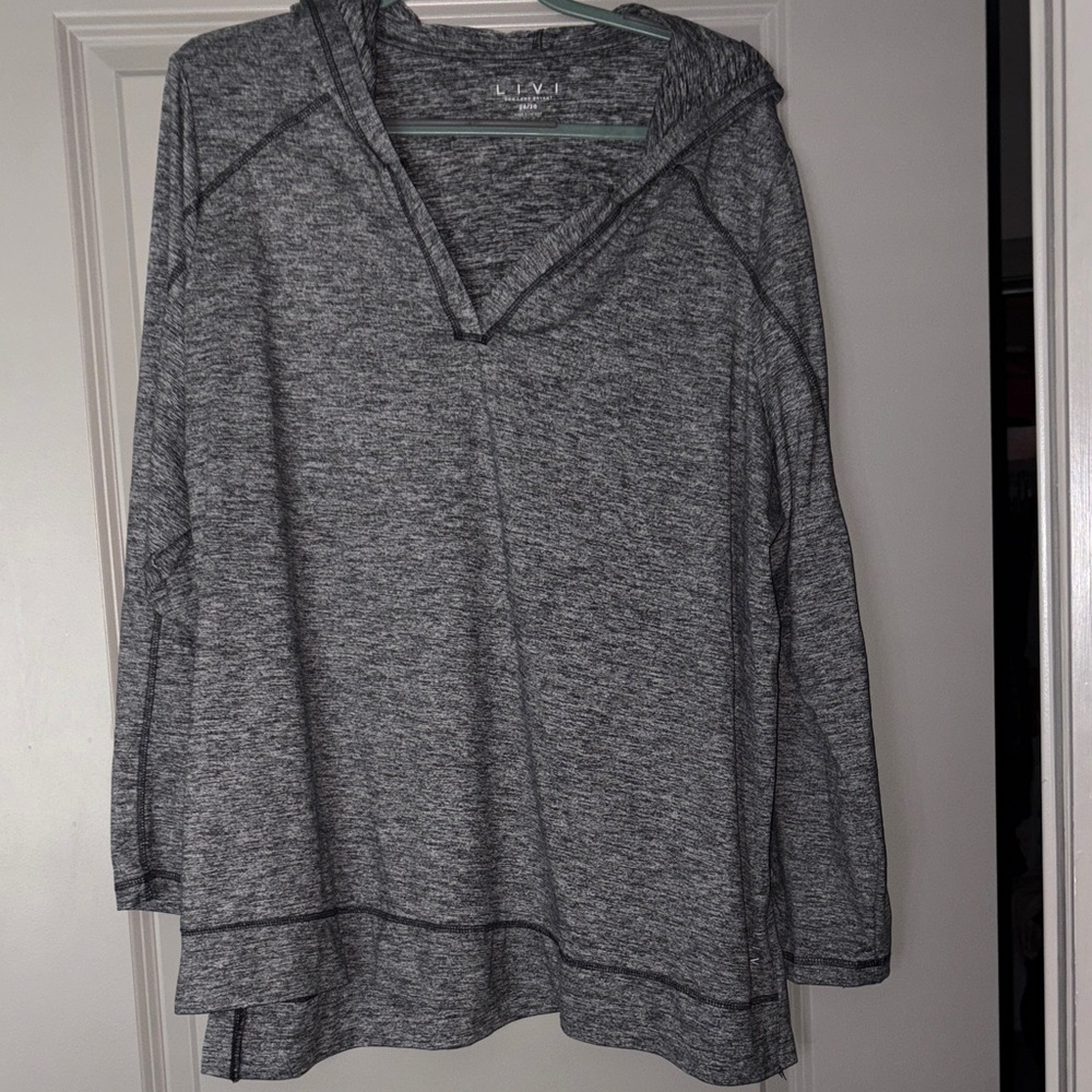 Gray LIVI Active Hoodie
